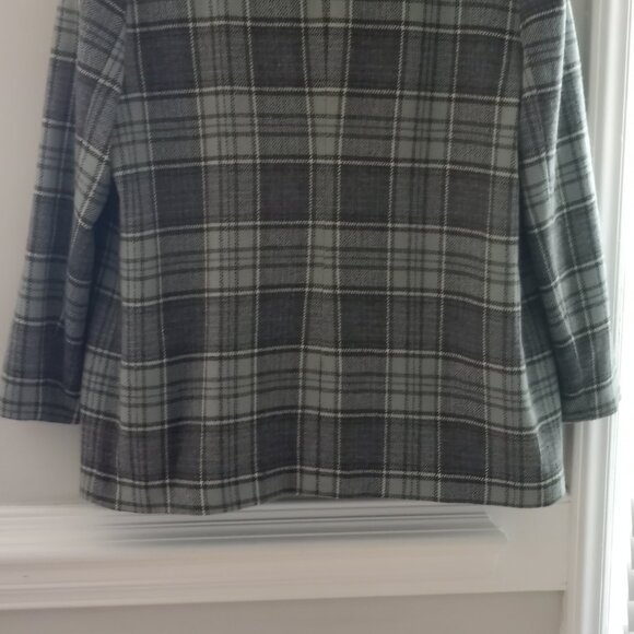 'Alfred Dunner' Plaid Jacket Size 16 Wool blend EUC - Picture 9 of 12
